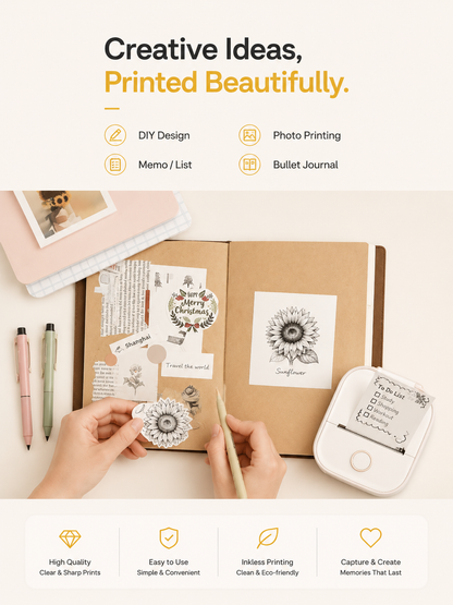 Trendora T02 Mini Pocket Printer