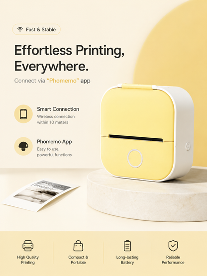 Trendora T02 Mini Pocket Printer